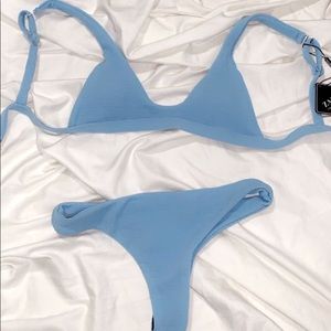 Sky blue bikini